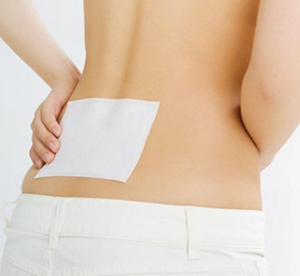 Pain relief patches Australia applied to the lower back to ease discomfort and provide targeted support.